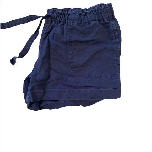Joe Fresh Drawstring Linen Sleep Shorts - Picture 2 of 3